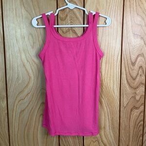 NWOT Girls all in motion Pink Tank Size XS(4/5)